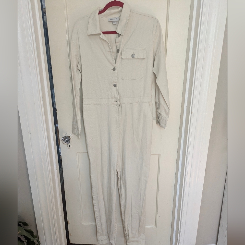 Cream Coveralls Jumpsuit By Sandy Liang x Target - Picture 5 of 11